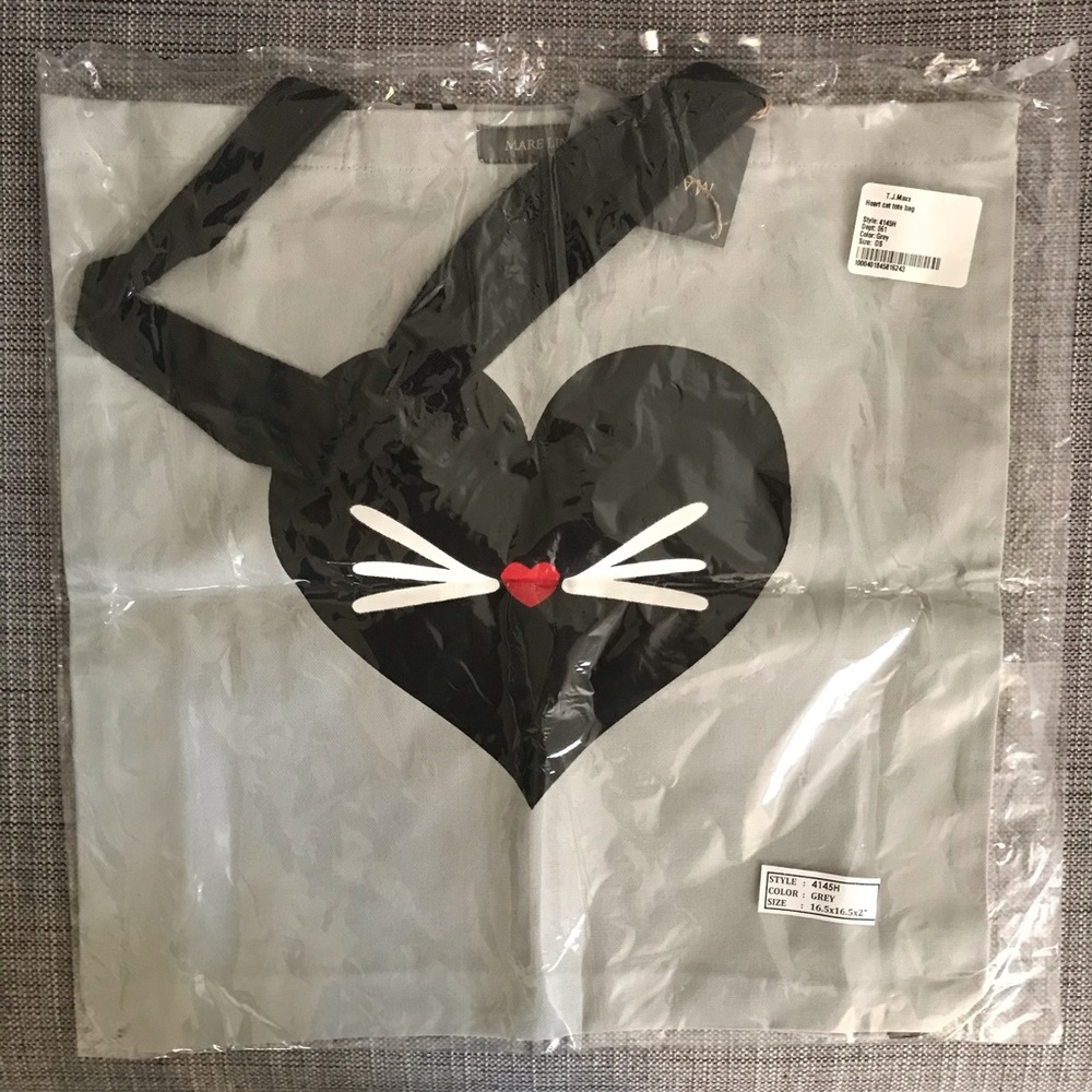 Tote Bag Cat Heart 🖤